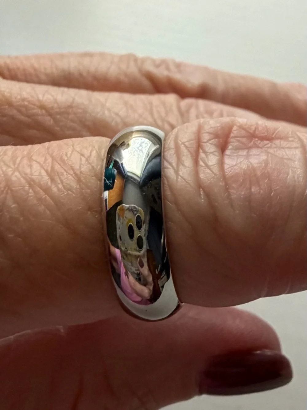 Classic Band - Polished Silver Dome Ring
